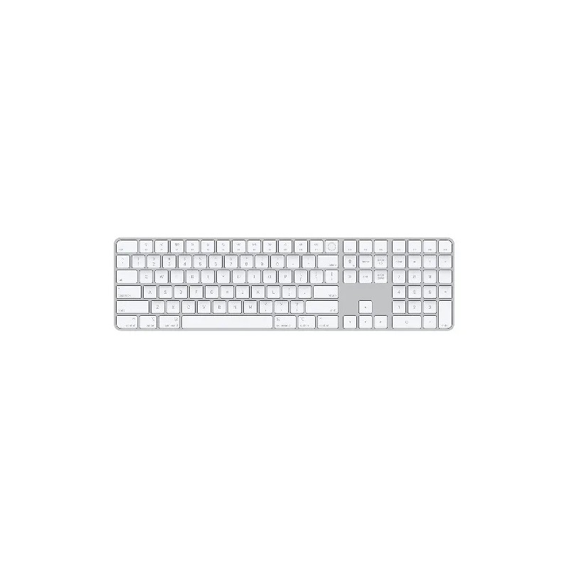Teclado Apple Magic Keyboard con Touch Id Numerico Plata (Inglés)