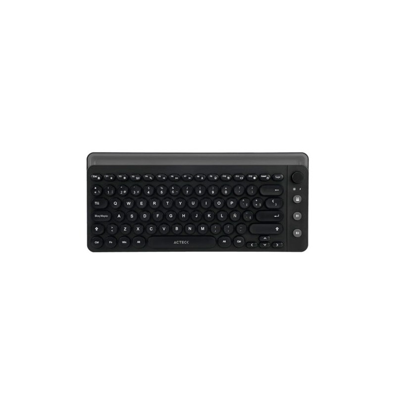 Teclado Acteck Uny Comp TI685 TKL Inalámbrico Bluetooth/USB Negro Español