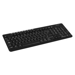 Teclado Acteck TI215 Inalambrico, Multimedia, USB, Negro