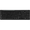 Teclado Acteck TI215 Inalambrico, Multimedia, USB, Negro