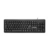 Teclado Acteck TA210 Alambrico, USB, 105 Teclas, Negro