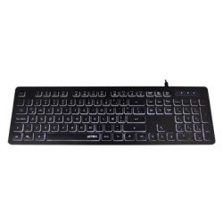 Teclado Acteck Inspire TS425, USB 2.0, Cable 1.5 m, 105 teclas, iluminacion led, AC-932618