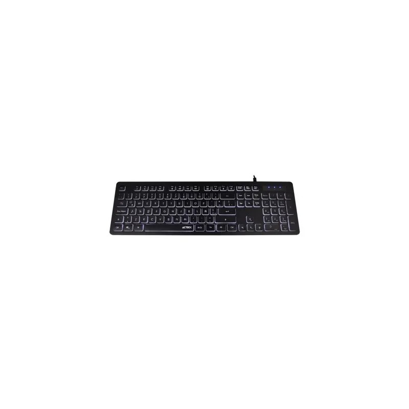 Teclado Acteck Inspire TS425, USB 2.0, Cable 1.5 m, 105 teclas, iluminacion led, AC-932618
