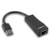 Tarjeta de red X-Media XM-UE3000 USB-Ethernet, 1000 Mbit/s, Color Negro