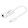 Tarjeta de Red Manhattan 507585 de 1 Puerto 100Mbit/S USB-C Blanco