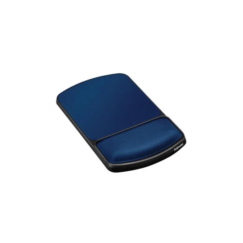 Tapete para Mouse, MousePad Pad Fellowes con Reposa Muñecas Color Zafiro