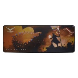 Tapete para Mouse, MousePad Naceb Wizard Xl 80 x 30 Centimetros Grosor 4mm Negro, Naranja