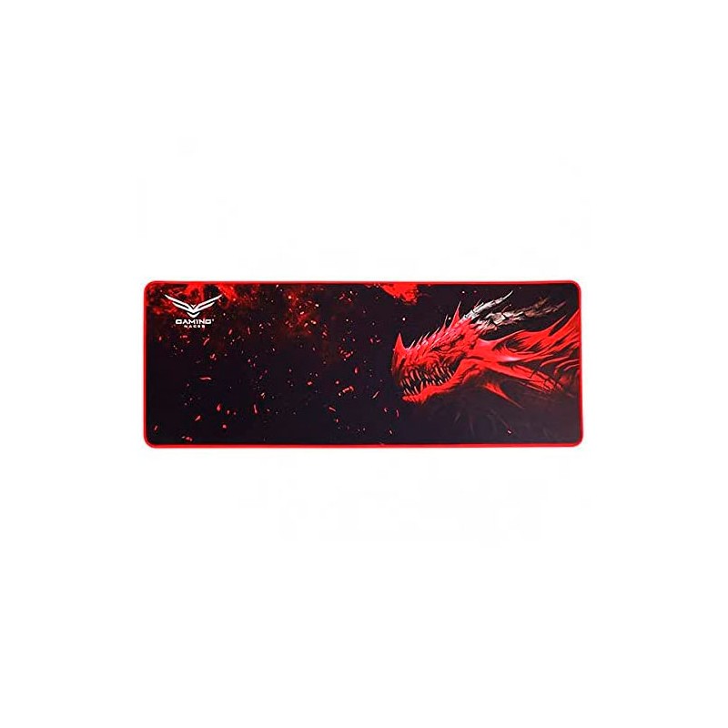 Tapete para Mouse, MousePad Gaming Naceb Na-0948 Dragox Tela Xl Negro, Rojo