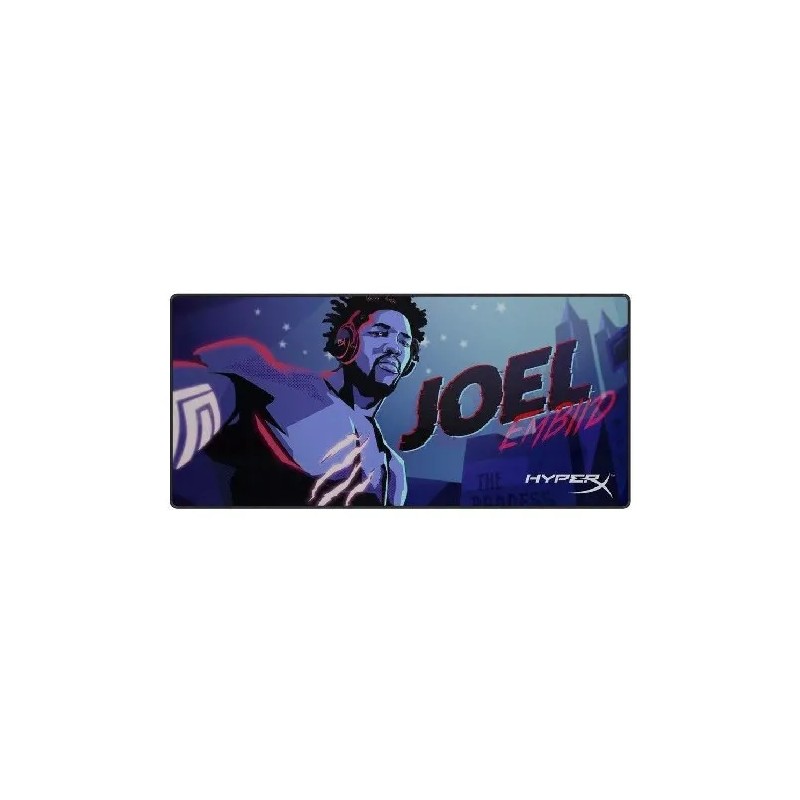 Tapete para Mouse, MousePad Gaming Hyperx S Tela Xl Edicion Joel Embiid Negro Gwa21