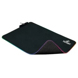 Tapete para Mouse, MousePad Gamer Yeyian Krieg 2035 RGB Mediano Tela Negro