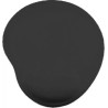 Tapete para Mouse, MousePad Gamer Brobotix con Descansa Muñecas de Gel 20X23cm Grosor 20mm Negro