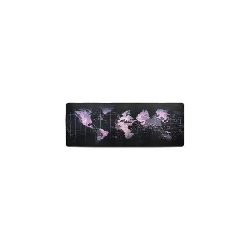 Tapete para Mouse, MousePad Gamer Brobotix 497288 79.2 x 30 Centimetros Grosor 4mm Planisferio