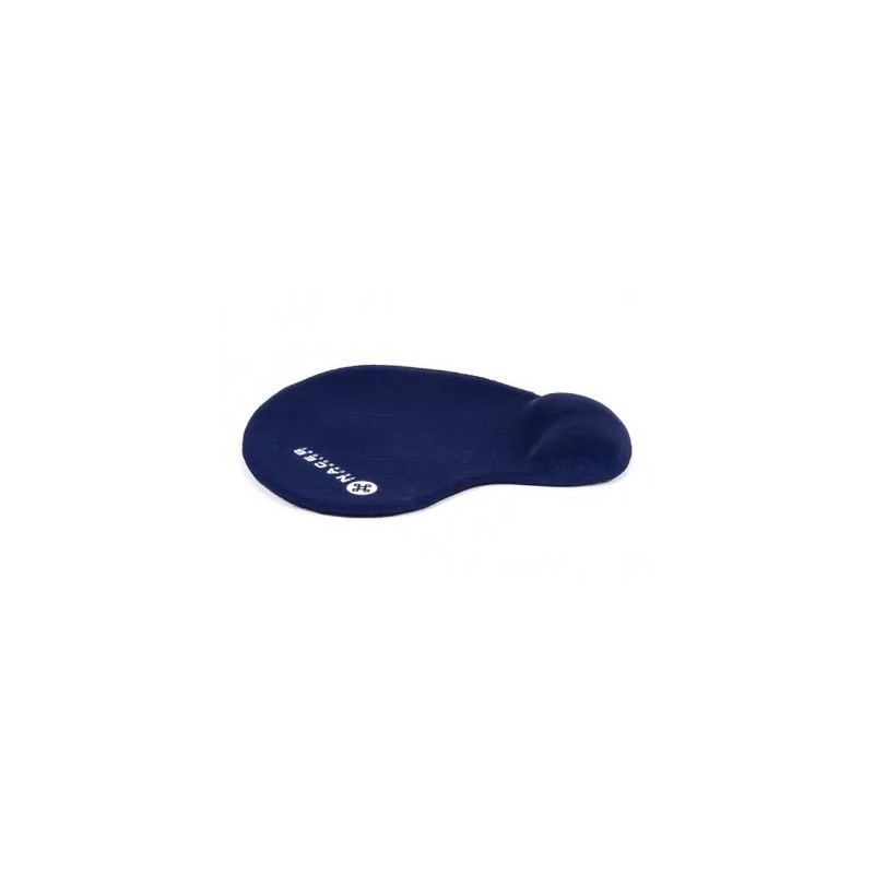 Tapete para Mouse, MousePad con Descansa Muñecas Naceb Na-549 Gel Azul Marino
