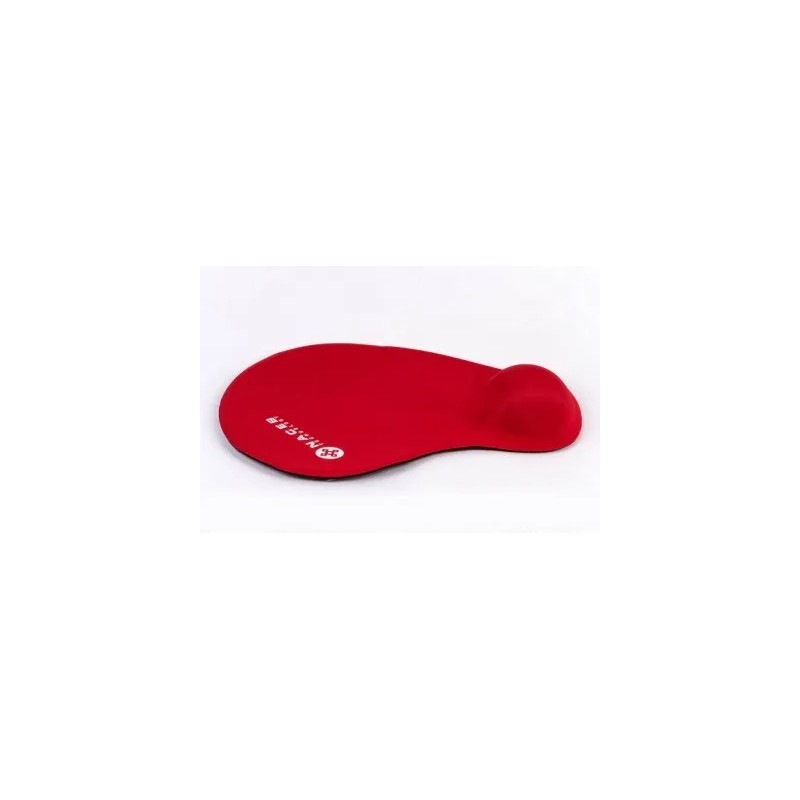Tapete para Mouse, MousePad con Descansa Muñecas Naceb Gel Rojo