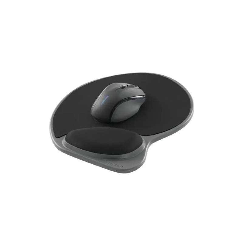 Tapete para Mouse, MousePad con Descansa Muñecas Kensington Negro