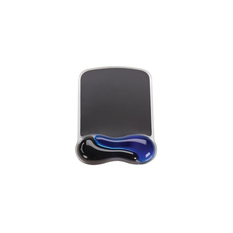 Tapete para Mouse, MousePad con Descansa Muñecas Kensington Gel Negro, Azul