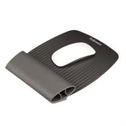 Tapete para Mouse, MousePad con Descansa Muñecas Fellowes I-Spire Series Silicona Gris