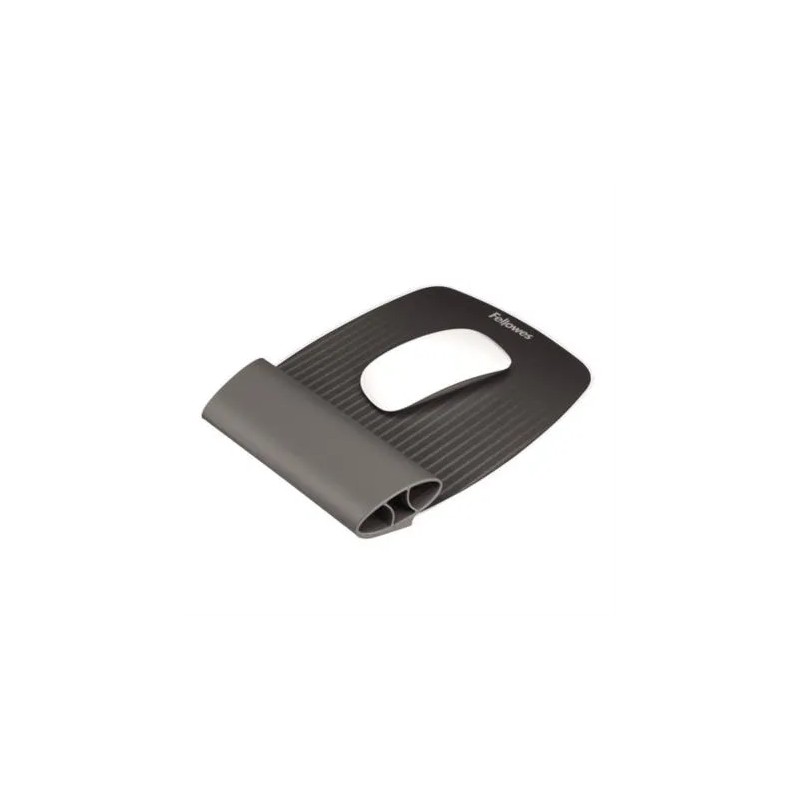 Tapete para Mouse, MousePad con Descansa Muñecas Fellowes I-Spire Series Silicona Gris