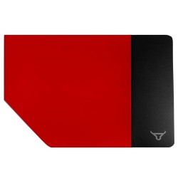 Tapete para Mouse, MousePad Batauro Mat-L Silicon 400x300mm Negro, Rojo