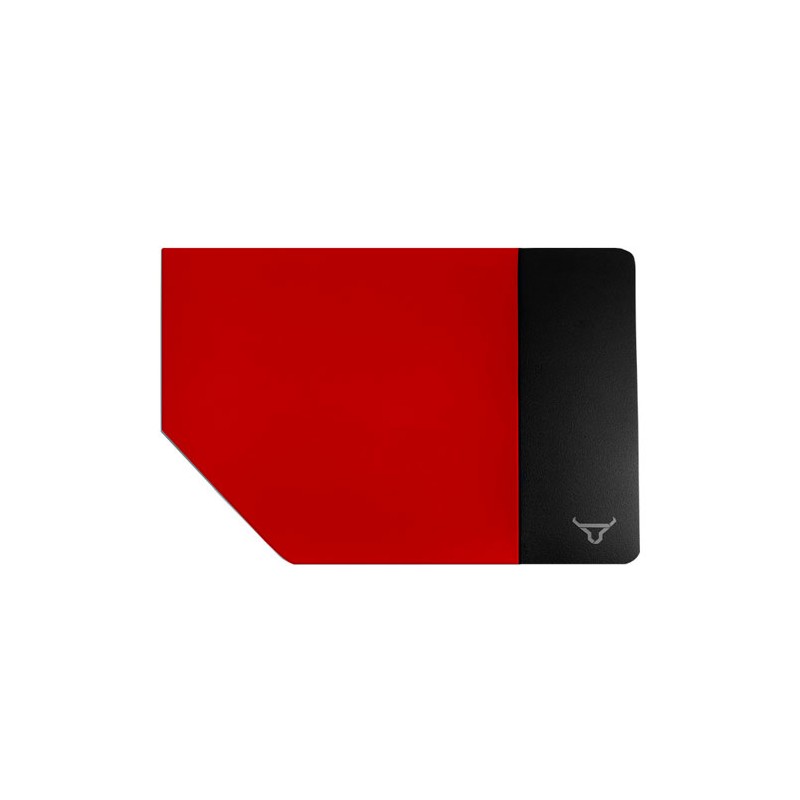 Tapete para Mouse, MousePad Batauro Mat-L Silicon 400x300mm Negro, Rojo