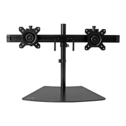 StarTech.com Soporte para Dos Monitores - Base para Dos Pantallas - Base - brazo ajustable - para pantalla LCD - plástico, alumi