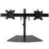StarTech.com Soporte para Dos Monitores - Base para Dos Pantallas - Base - brazo ajustable - para pantalla LCD - plástico, alumi