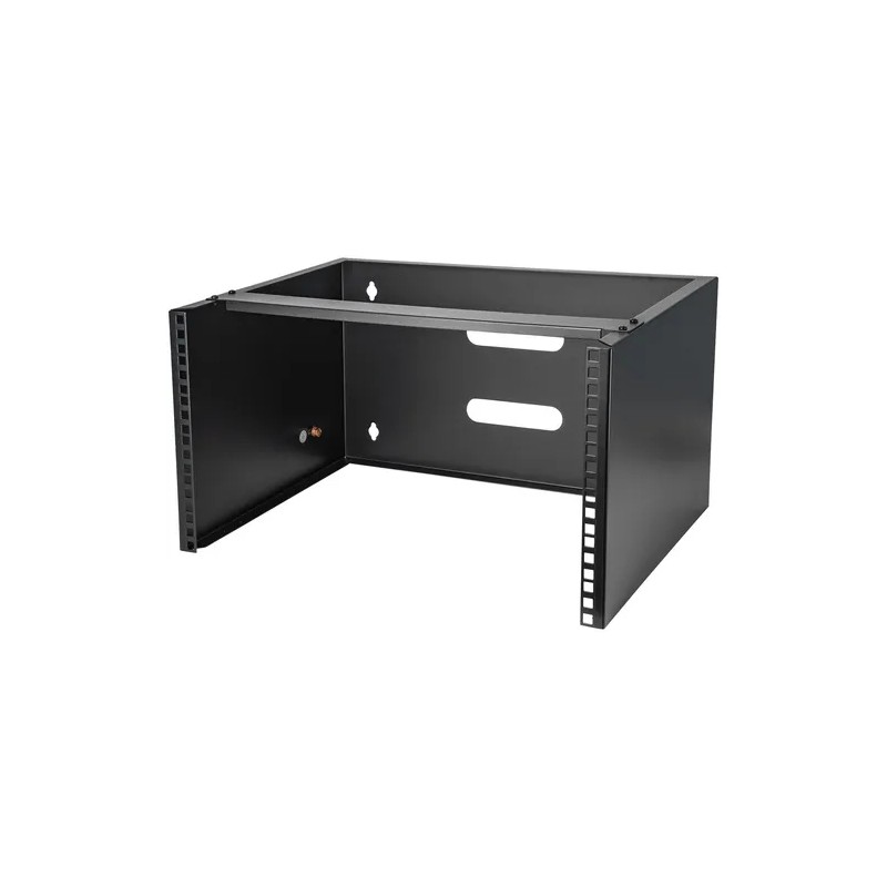 StarTech.com Rack Soporte de Montaje en Pared de 6U y 13,78in de Profundidad - Rack Horizontal para Patch Panel de Parcheo y Equ