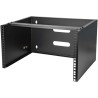 StarTech.com Rack Soporte de Montaje en Pared de 6U y 13,78in de Profundidad - Rack Horizontal para Patch Panel de Parcheo y Equ