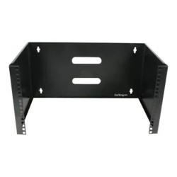 StarTech.com Rack Soporte de Montaje en Pared de 6U y 13,78in de Profundidad - Rack Horizontal para Patch Panel de Parcheo y Equ