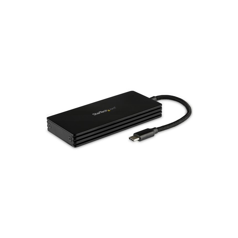 StarTech.com Gabinete Portátil SSD M.2 para Discos M.2 SATA - Adaptador M.2 SATA a USB 3.1 - Carcasa Protectora USB-C - (SM21BMU