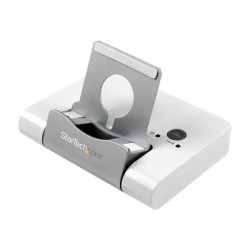 StarTech.com Concentrador USB 3.0 de 3 Puertos - Hub con Puerto de Carga Rápida (2,1A) Base para Portátiles y Tablets con Window
