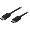 StarTech.com Cable USB-C de 2m - Type-C - USB 2.0 - Macho a Macho - Para MacBook Dell XPS Nexus 6P 5X - Cable USB - USB-C (M) a 