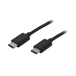 StarTech.com Cable USB-C de 2m - Type-C - USB 2.0 - Macho a Macho - Para MacBook Dell XPS Nexus 6P 5X - Cable USB - USB-C (M) a 