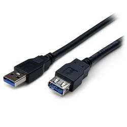 StarTech.com Cable USB 3.0 de 2m Extensor Alargador - USB A Macho a Hembra - Cable alargador USB - USB Tipo A (H) a USB Tipo A (