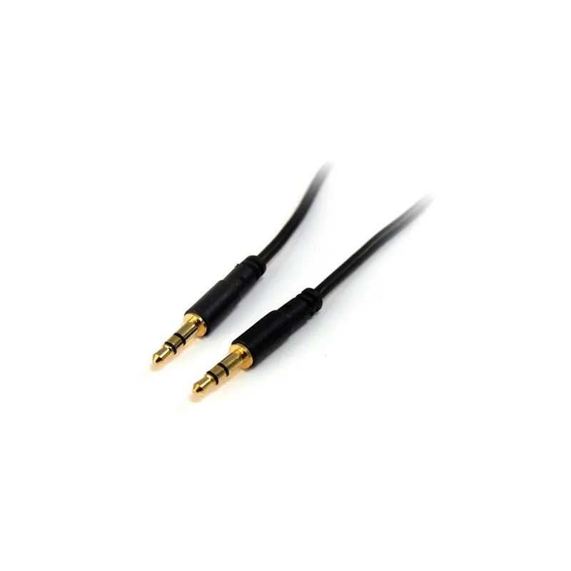StarTech.com Cable Delgado de 91cm de Audio Estéreo Conector Mini Jack 3,5mm - Plug TRRS - Macho a Macho - Cable de audio - mini