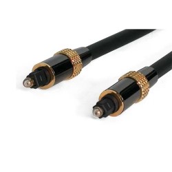 StarTech.com Cable de audio Toslink Digital SPDIF (premium) de fibra óptica (6 m) - Cable para audio digital (fibra óptica) - SP