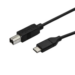 StarTech.com Cable de 3m USB-C a USB-B de Impresora - Cable Adaptador USB Tipo C a USB B - Cable USB - USB-C (M) recto a USB Tip