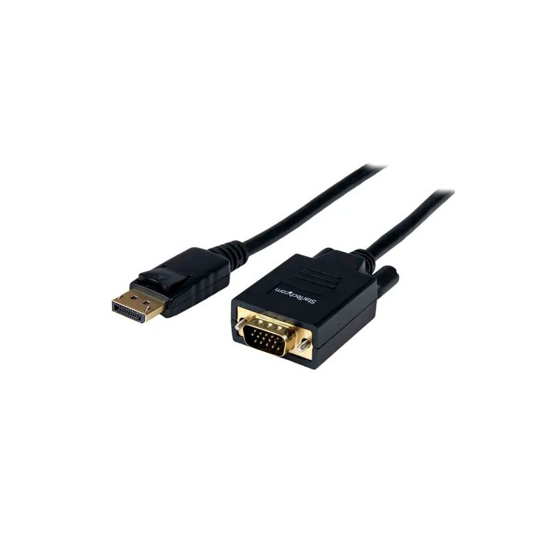 StarTech.com Cable Conversor de 1,8m de Video Adaptador DisplayPort a VGA Convertidor Macho VGA Macho DP 1920x1200 1080p - Cable
