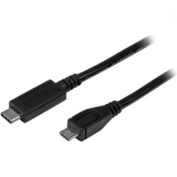 StarTech.com Cable Adaptador de 1m USB-C a Micro B - USB 2.0 Type-C - Cable USB - USB-C (M) a Micro-USB tipo B (M) - USB 2.0 - 1