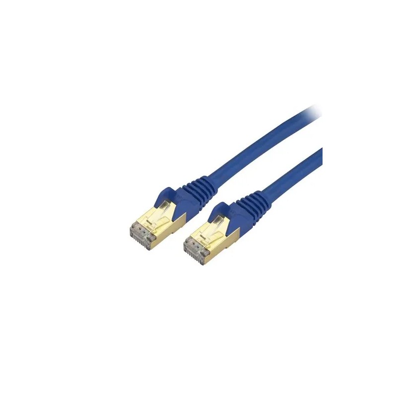 StarTech.com 7ft CAT6A Ethernet Cable, 10 Gigabit Shielded Snagless RJ45 100W PoE Patch Cord, CAT 6A 10GbE STP Network Cable w/S