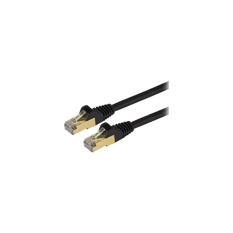StarTech.com 4ft CAT6A Ethernet Cable, 10 Gigabit Shielded Snagless RJ45 100W PoE Patch Cord, CAT 6A 10GbE STP Network Cable w/S