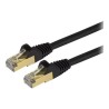 StarTech.com 4ft CAT6A Ethernet Cable, 10 Gigabit Shielded Snagless RJ45 100W PoE Patch Cord, CAT 6A 10GbE STP Network Cable w/S