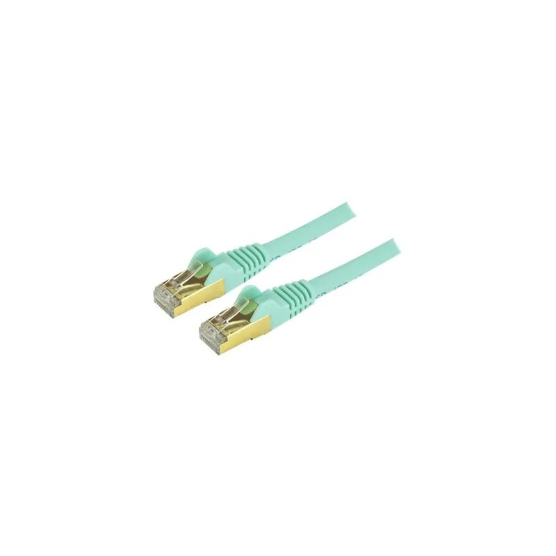 StarTech.com 3ft CAT6A Ethernet Cable, 10 Gigabit Shielded Snagless RJ45 100W PoE Patch Cord, CAT 6A 10GbE STP Network Cable w/S
