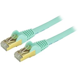 StarTech.com 3ft CAT6A Ethernet Cable, 10 Gigabit Shielded Snagless RJ45 100W PoE Patch Cord, CAT 6A 10GbE STP Network Cable w/S