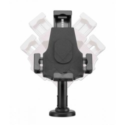 Soporte Para Tablet Manhattan, 7.9 Hasta 10.5 Pulgadas, Con Cerradura Escritorio y De Montaje en Pared, Negro