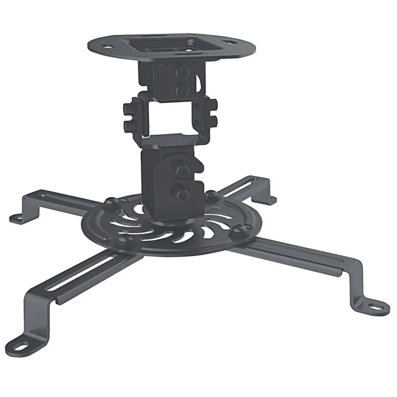 Soporte para proyector de techo Manhattan, soporta 13.5KG, rotacion 360, color negro