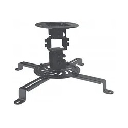 Soporte para proyector de techo Manhattan, soporta 13.5KG, rotacion 360, color negro