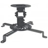Soporte para proyector de techo Manhattan, soporta 13.5KG, rotacion 360, color negro