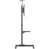 Soporte para Pantalla Manhattan Carrito Pantalla de Hasta 70 Hasta 50 Kg Negro