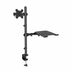 Soporte para Escritorio Manhattan 462136 Combinado con Brazo para Monitor y Soporte para Laptop 13 Pulgadas a 32 Pulgadas Hasta 